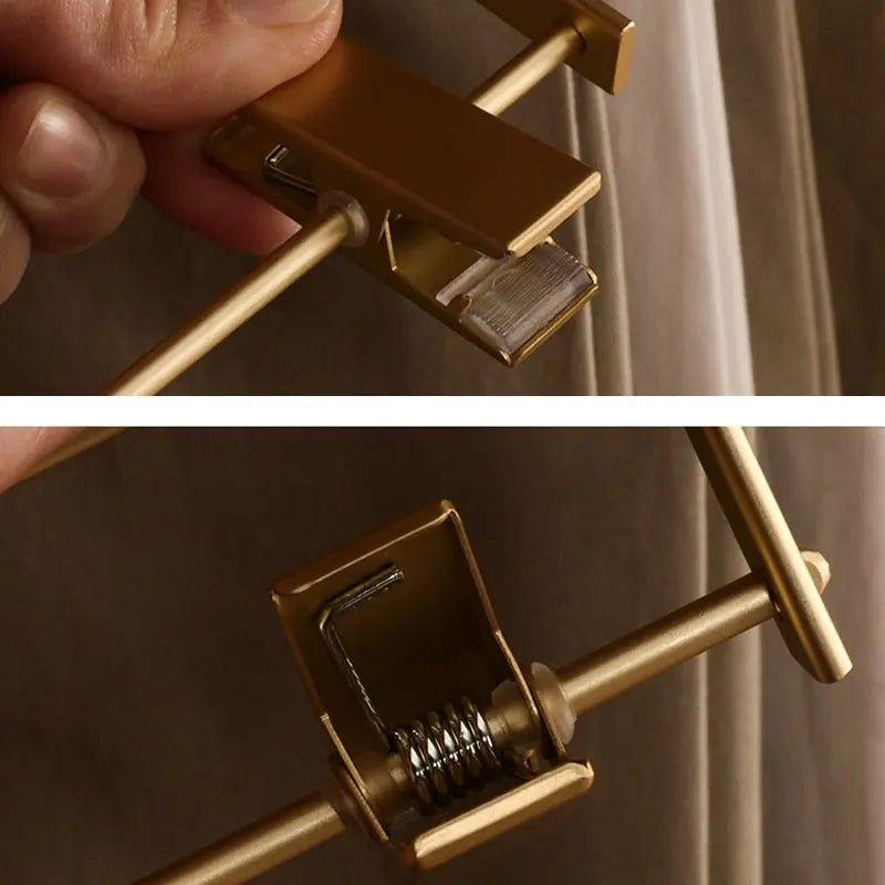 Elegante matte Hosenbügel (1+4 Stück) – Clip-System