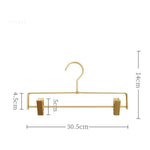 Hochwertige Hosenbügel mit Clips – 5 Stück Set