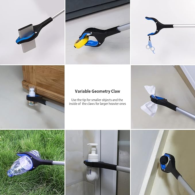 Faltbarer Greifer mit 360° drehbarem Clip