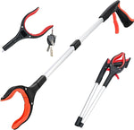 Faltbarer Greifer mit 360° drehbarem Clip