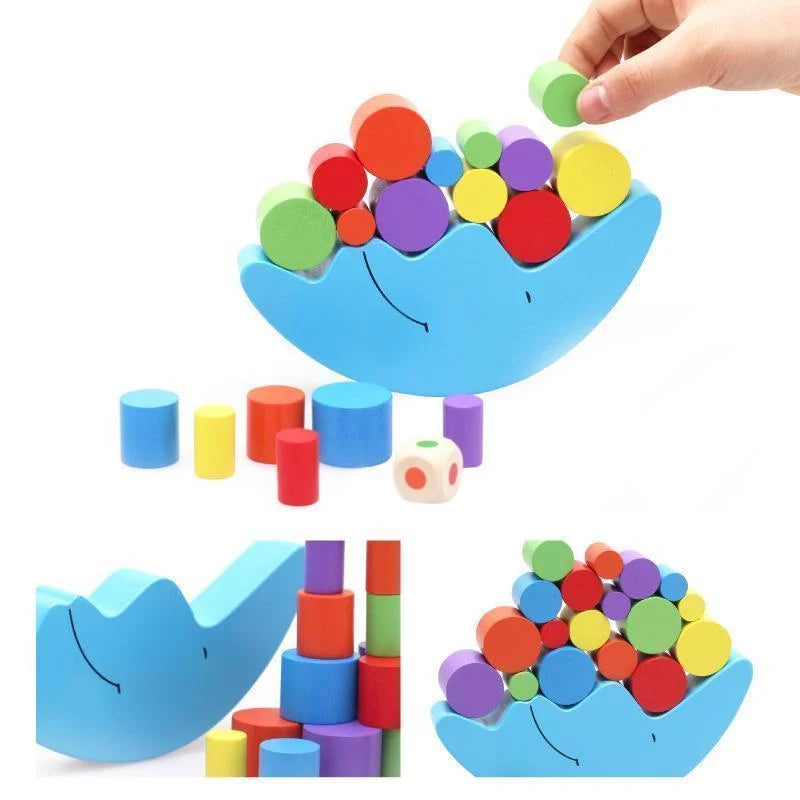 Farbenspiel - Buntes Balancespiel für Kinder, lehrreich und unterhaltsam