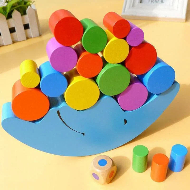 Farbenspiel - Buntes Balancespiel für Kinder, lehrreich und unterhaltsam