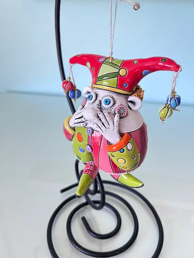 Bunte Jester Glockenornamente