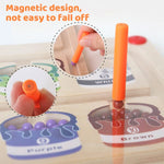 BunteMagneten - Holzpuzzle mit Farben und Zahlen für Kinder