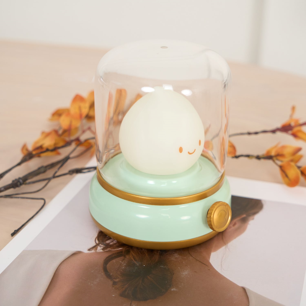 Compact LED Night Light with Adjustable Brightness – Retro Lamp Style