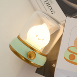 Compact LED Night Light with Adjustable Brightness – Retro Lamp Style