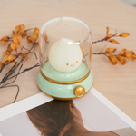 Compact LED Night Light with Adjustable Brightness – Retro Lamp Style
