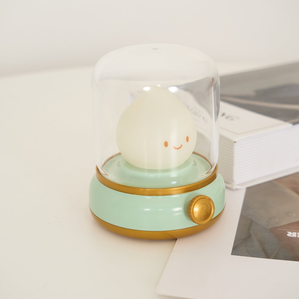 Compact LED Night Light with Adjustable Brightness – Retro Lamp Style
