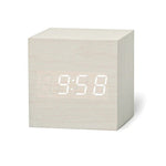 Compact LED Digital Clock with Temperature Display and Night Mode