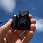 Compact retro-style digital camera with creative filters