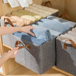 Space-Saving Storage Box with Sturdy Steel Frame – Foldable and Moisture-Resistant for Optimal Home Organization