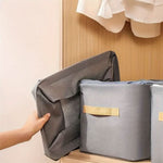Space-Saving Storage Box with Sturdy Steel Frame – Foldable and Moisture-Resistant for Optimal Home Organization
