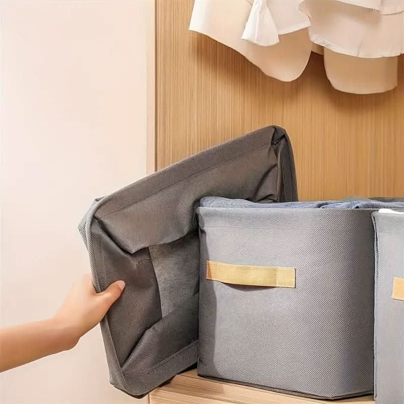Space-Saving Storage Box with Sturdy Steel Frame – Foldable and Moisture-Resistant for Optimal Home Organization