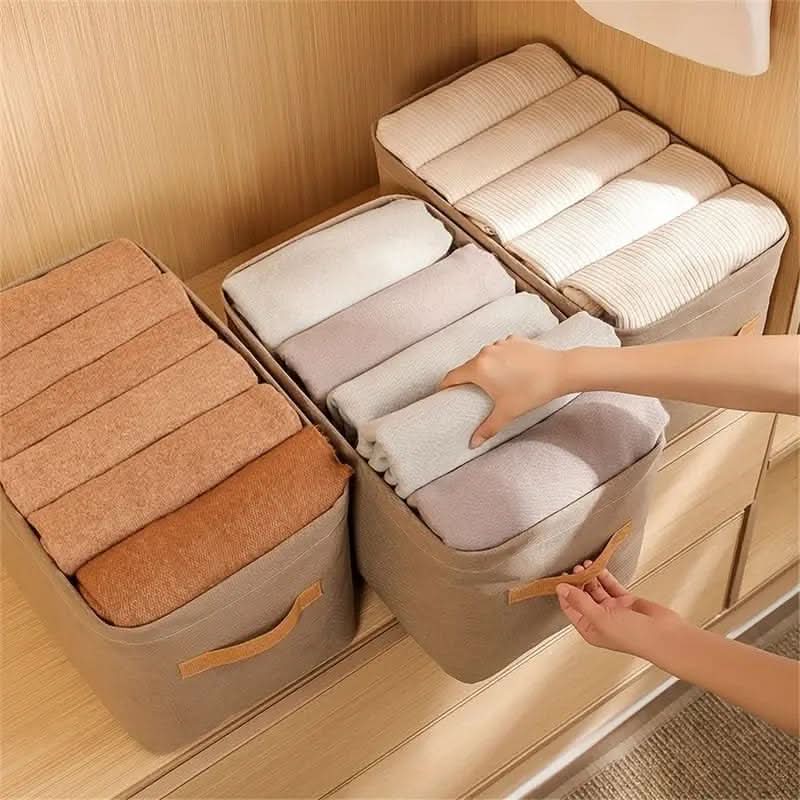 Space-Saving Storage Box with Sturdy Steel Frame – Foldable and Moisture-Resistant for Optimal Home Organization