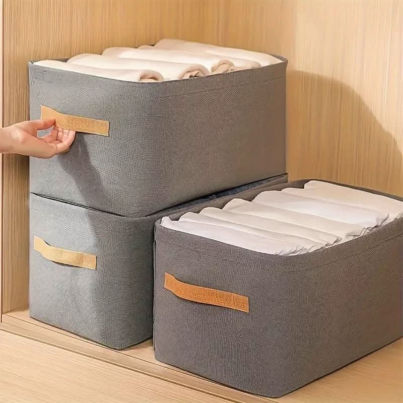 Space-Saving Storage Box with Sturdy Steel Frame – Foldable and Moisture-Resistant for Optimal Home Organization