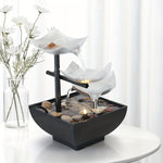 Elegant Tabletop Fountains with LED Lighting – Pure Relaxation