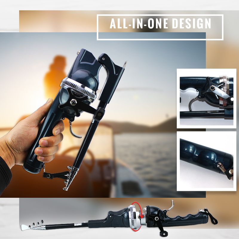 FlexiFisher Telescopic Fishing Set | Ideal for on the go with immediate readiness for use