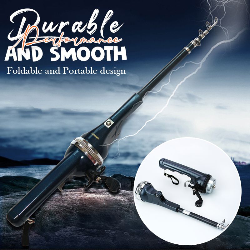 FlexiFisher Telescopic Fishing Set | Ideal for on the go with immediate readiness for use