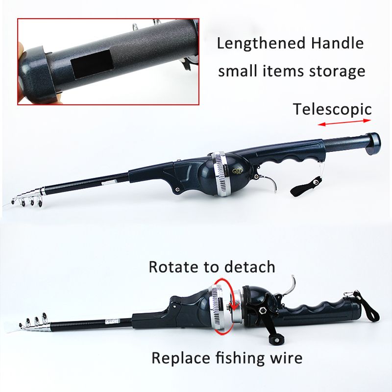 FlexiFisher Telescopic Fishing Set | Ideal for on the go with immediate readiness for use