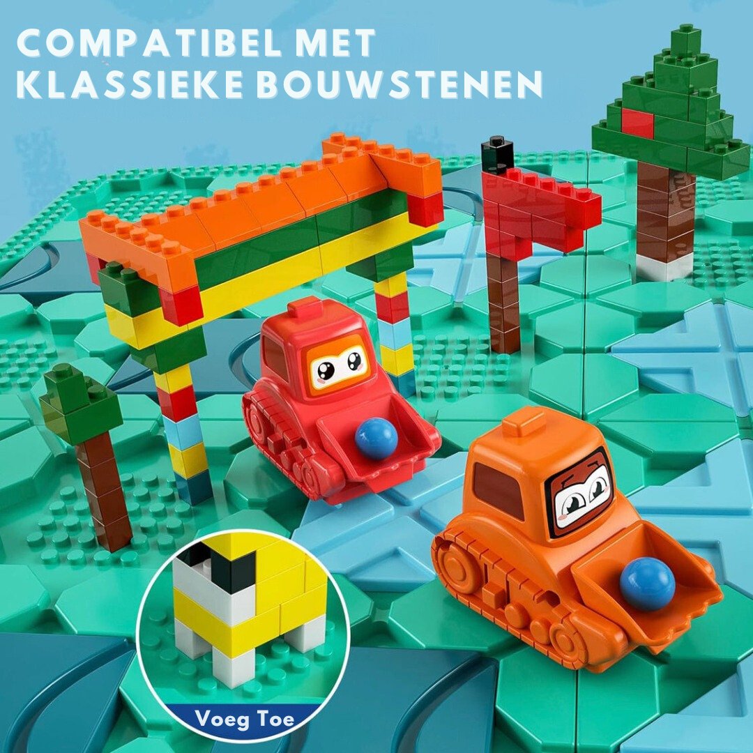ConstructoPlay - Kreatives Straßenbau Set für Kinder