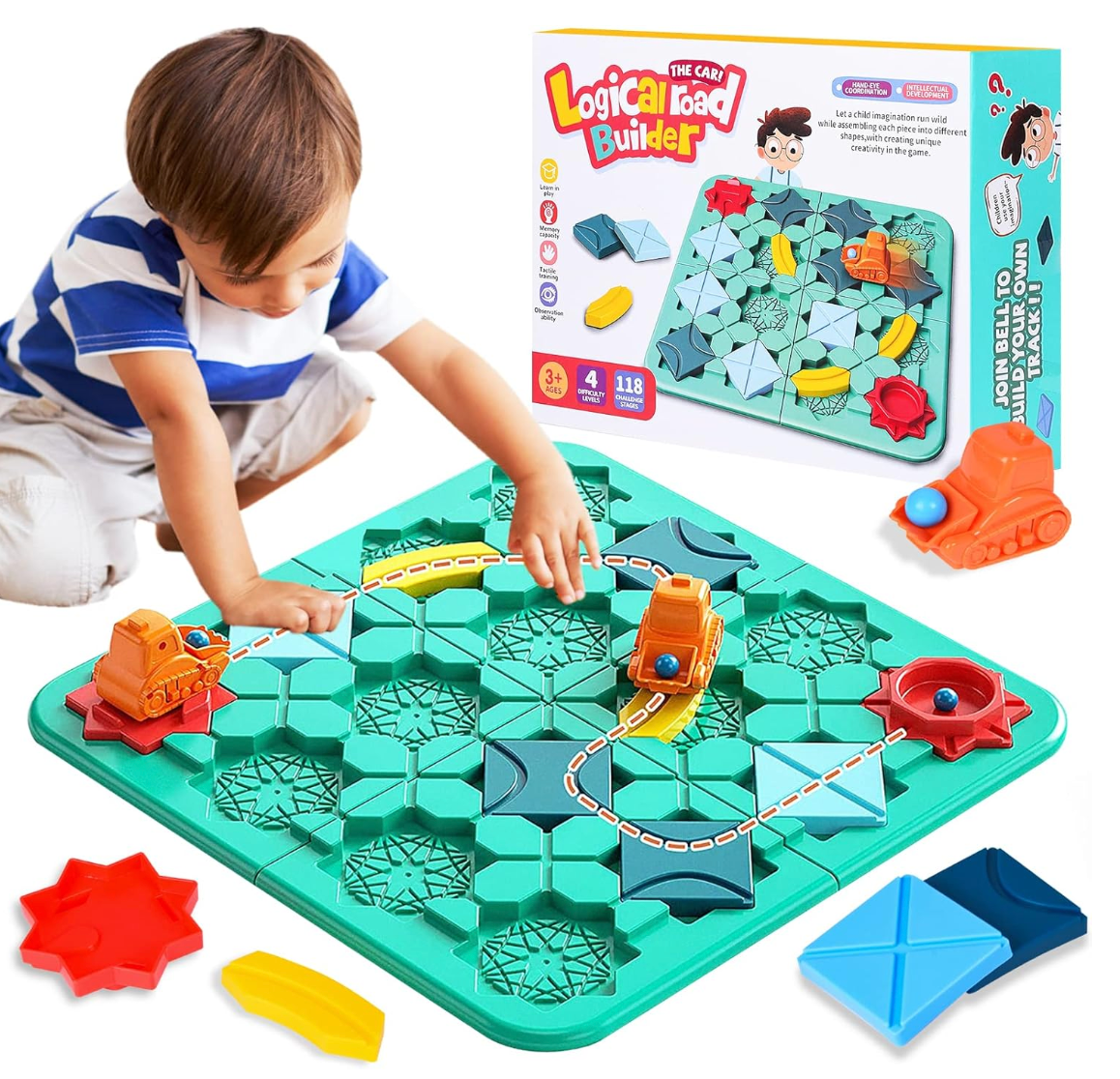 ConstructoPlay - Kreatives Straßenbau Set für Kinder