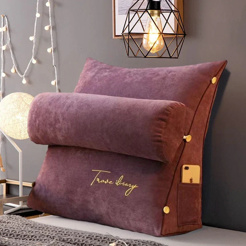 Entspannungskeil Kissen für Rücken- und Nackenstütze – Konturiertes Kissen