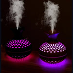Cool Mist Humidifier – Stylish Wood Design, Oil Compatible