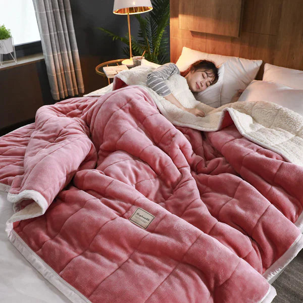 Wohlfühl-Fleece-Decke – Luxuriöse Winterdecke für Sofa und Bett