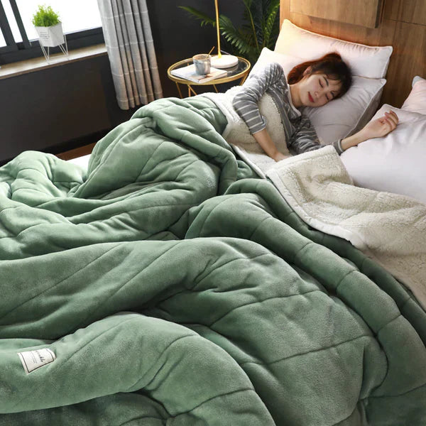 Wohlfühl-Fleece-Decke – Luxuriöse Winterdecke für Sofa und Bett
