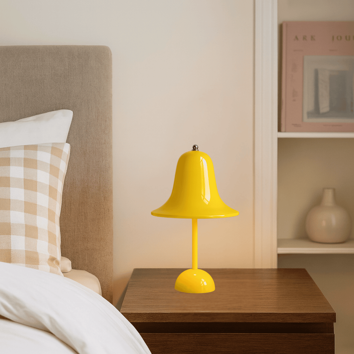 Cordless LED Table Lamp with Touch Dimming – Modern Designer Light for Home and Office