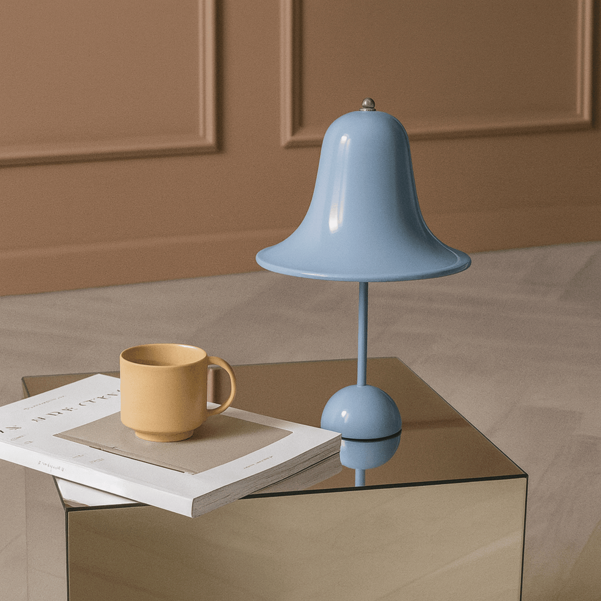Cordless LED Table Lamp with Touch Dimming – Modern Designer Light for Home and Office