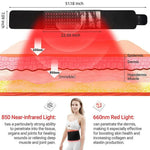 LumiFit™ Rote Lichttherapie-Band – Für eine selbstbewusste, schmerzfreie Taille