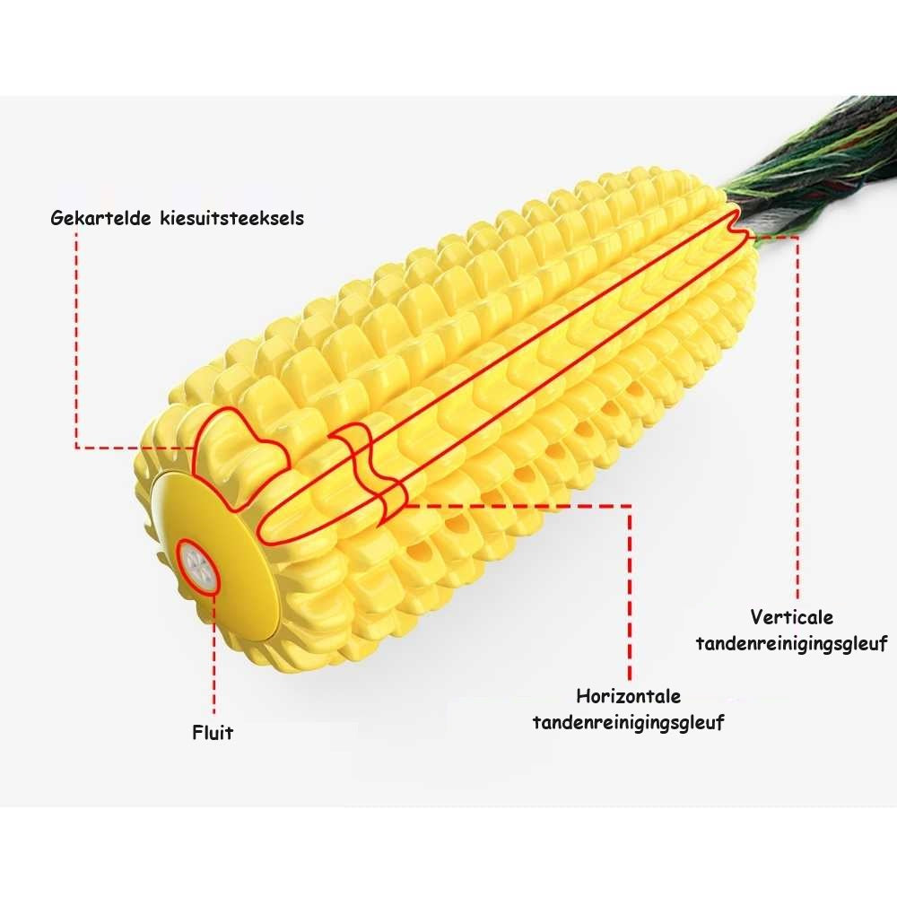 CornCraze | Kauspielzeug in Maisform für Hunde