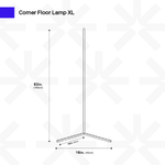 Elegant Corner Floor Lamp for Stylish Illumination