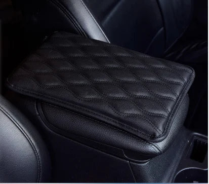 Komfortable Armlehnenauflage aus Baumwolle und Leder für Autos