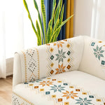 Boho-inspirierter Sofabezug – Elastisch & Ganzjährig Nutzbar | Stilvoller Schutz für Ihr Sofa