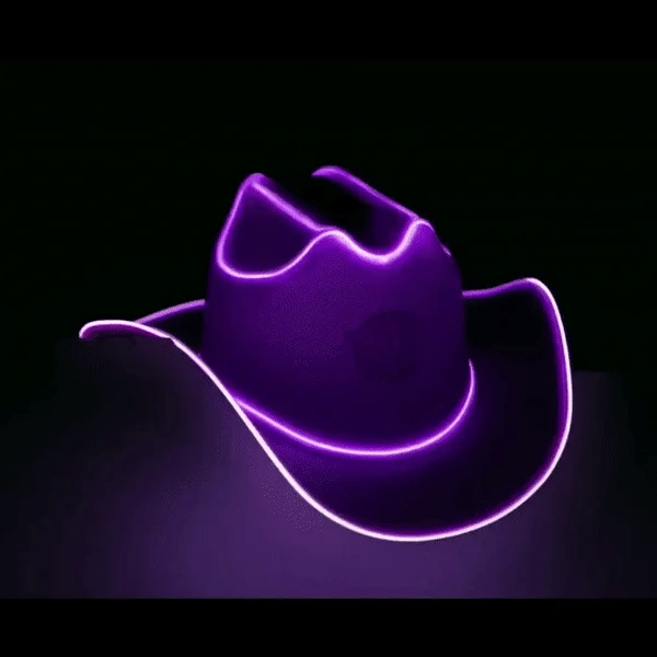 Glänzender Cowboyhut für Partys