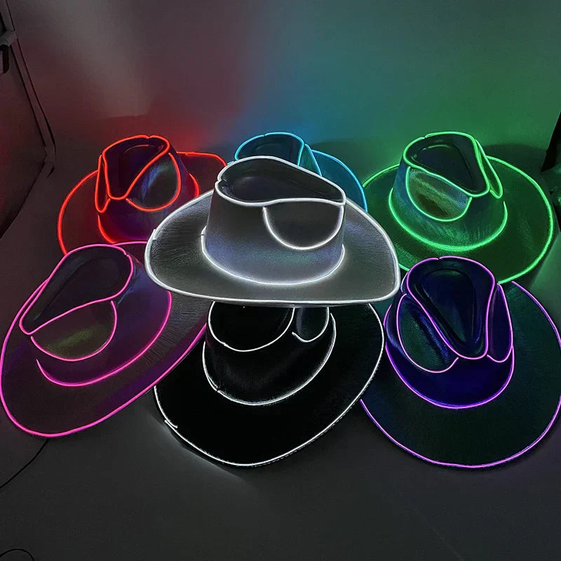 Glänzender Cowboyhut für Partys