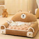 Gemütliches Teddy-Bär-Bett für Ihre Haustiere