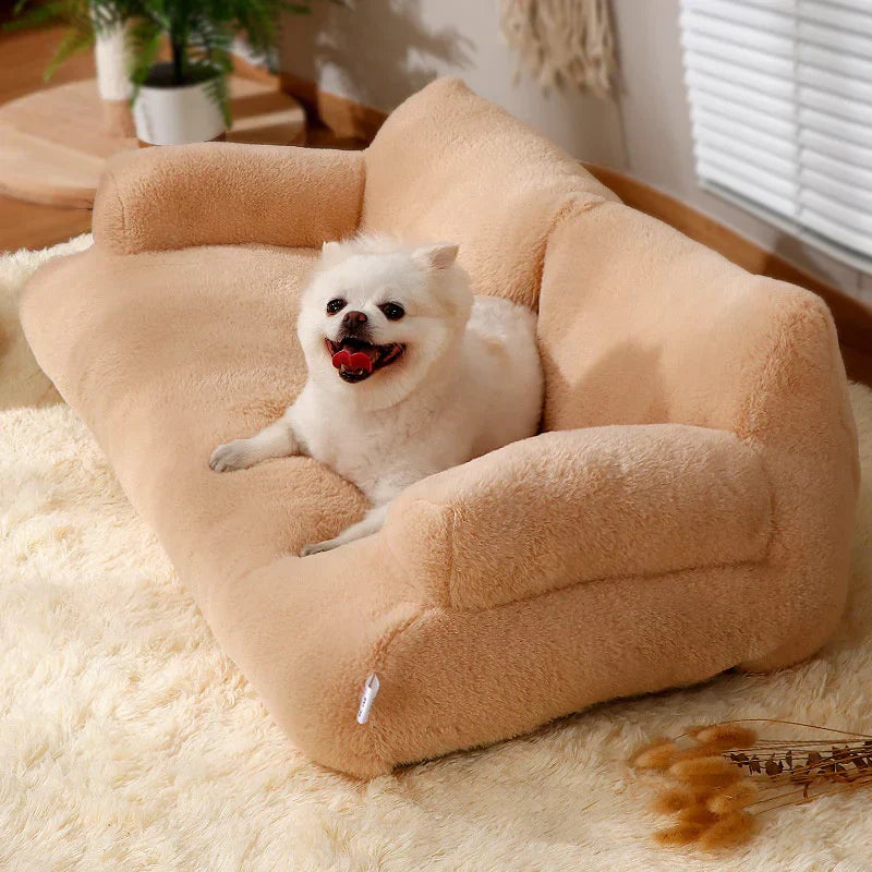 Gemütliches Haustierbett - Sofa für Hunde und Katzen