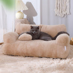 Gemütliches Haustierbett - Sofa für Hunde und Katzen