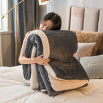 Cozy Luxury Blanket - Reversible Flannel and Cashmere Blanket for Winter