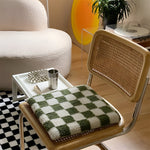 Snuggle Pillow Made of Polar Fleece – Modern Plaid Pattern for Your Home