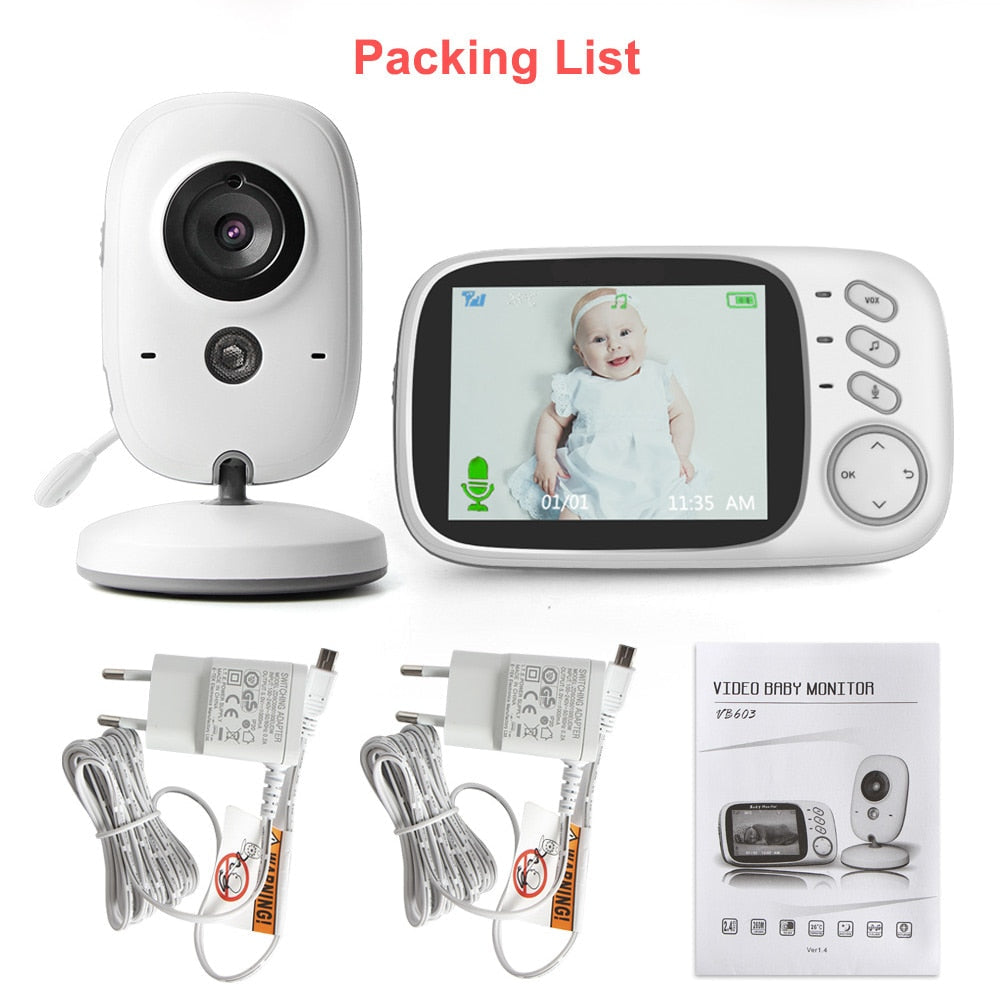 Sicherheitsmonitor für Babys mit LCD und Zwei-Wege-Audio
