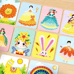 Kreatives Punktmalerei-Puzzle für kleine Künstler