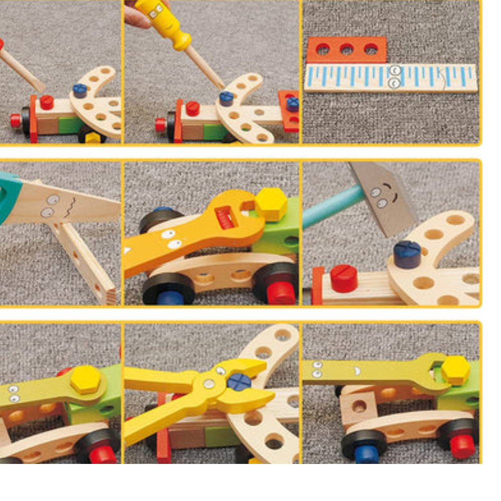 Kreatives Werkzeugset - Bau-Spielzeug für kleine Handwerker