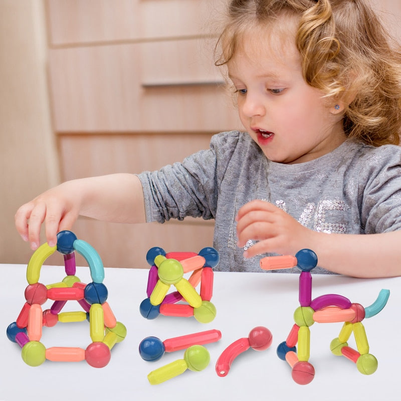 CreativeBlox - Magnetisches Konstruktionsspielzeug für Kinder