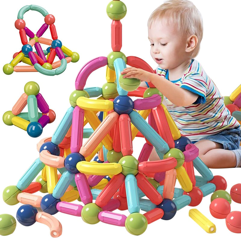 CreativeBlox - Magnetisches Konstruktionsspielzeug für Kinder