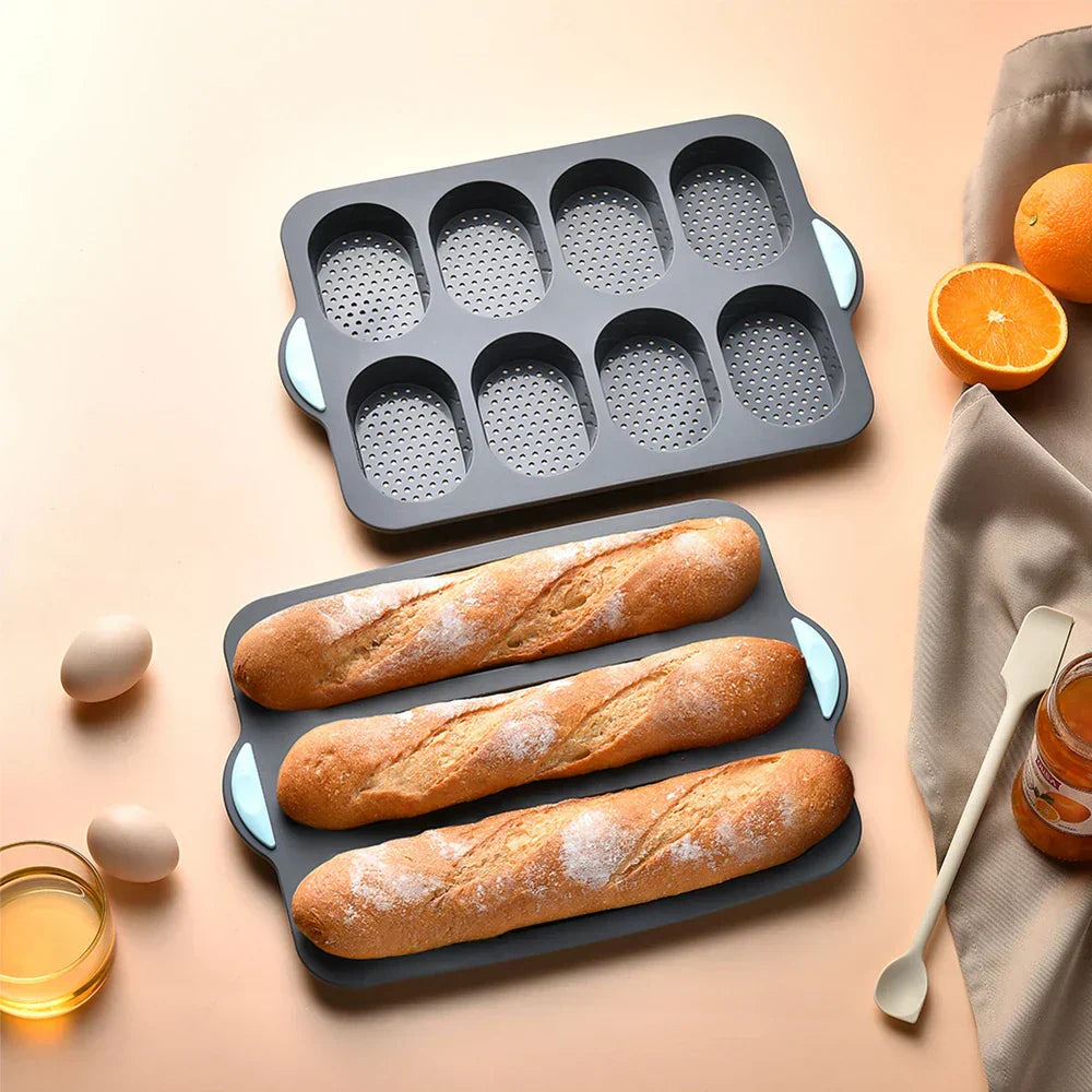 Baguette-Backform aus Silikon – Perfekte Baguettes einfach selbst backen
