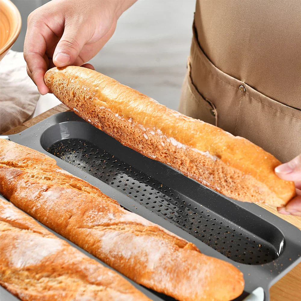 Baguette-Backform aus Silikon – Perfekte Baguettes einfach selbst backen